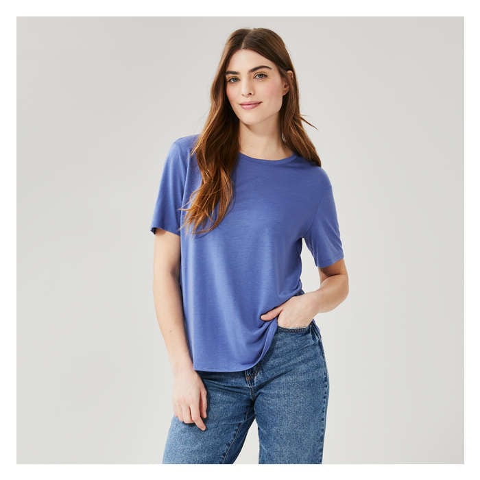 Women's Relaxed T-Shirt - Dusty Blue